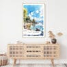 Lake Windermere Watercolor Art Print - Shelf - Portrait