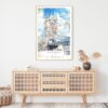 London Tower Bridge Watercolor Art Print - Shelf - Portrait