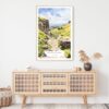 Peak District Watercolor Art Print - Shelf - Portrait