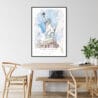 Statue of Liberty Watercolor Art Print - Kitchen Wall Art - Portrait