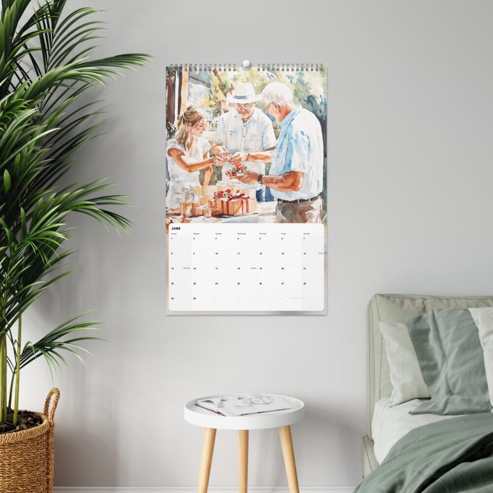 2025 Calendar - US Holidays - Bedroom 2025 Calendar - US Holidays - Bedroom