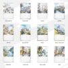2025 Wall Calendar - Travel - Bucket list - Overview