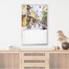 2025 Wall Calendar - Travel - Bucket list - shelf