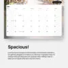 2025 Wall Calendar - Travel - Bucket list - spacious