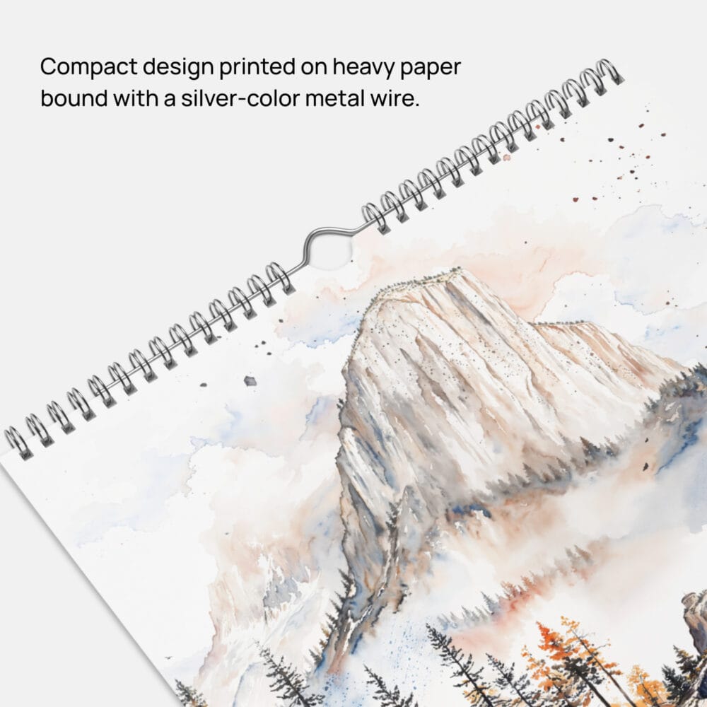 2025 Wall Calendar - US National Parks - Detail 2025 Wall Calendar - US National Parks - Detail