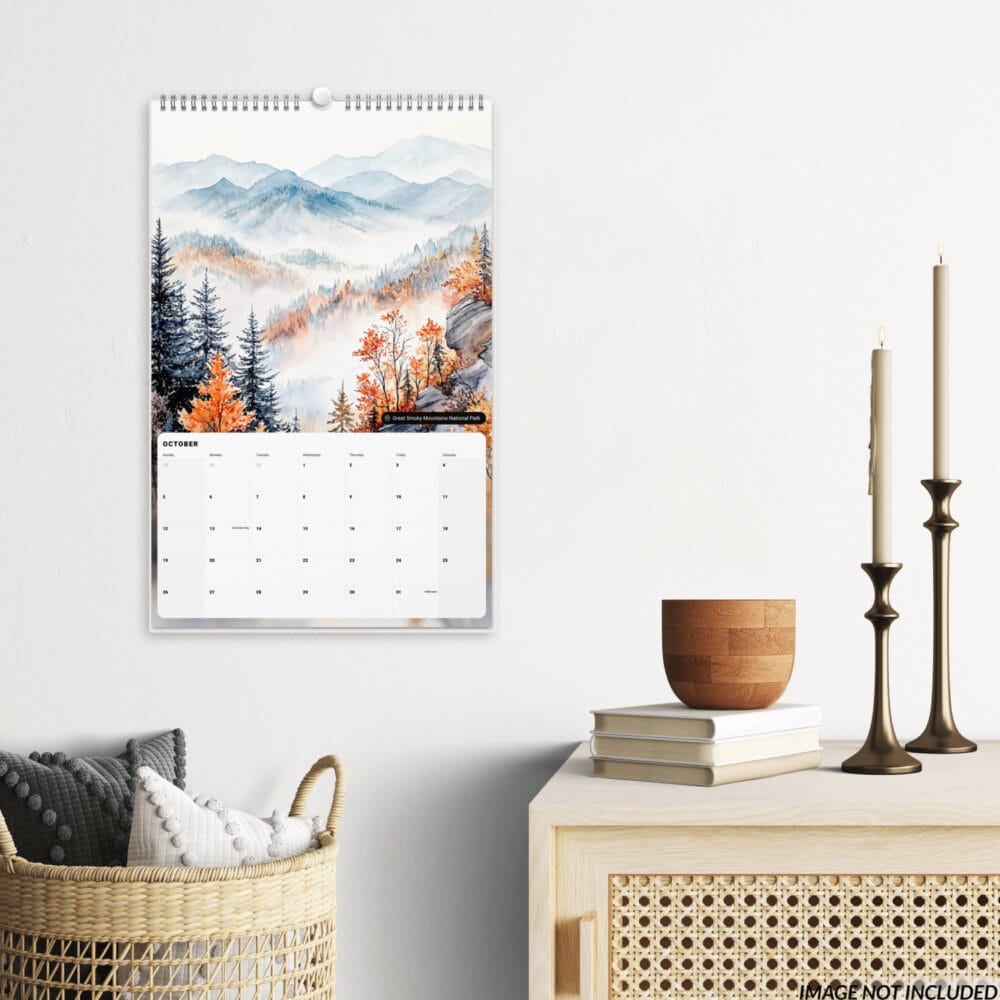 2025 Wall Calendar - US National Parks - Hallway 2025 Wall Calendar - US National Parks - Hallway