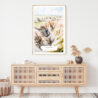 Badlands National Park Watercolor Art Print - Shelf - Portrait