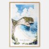 Bali Nusa Penida Watercolor Art Print - Main - Wood Frame