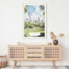 Central Park New York Watercolor Art Print - Shelf - Portrait