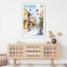 Hoi An Vietnam Watercolor Art Print - Shelf - Portrait