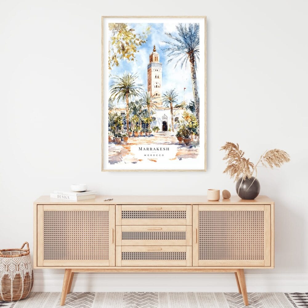 Marrakesh Art Print - Shelf - Portrait Marrakesh Art Print - Shelf - Portrait