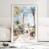 Marrakesh Art Print - Wood Frame standing on Floor
