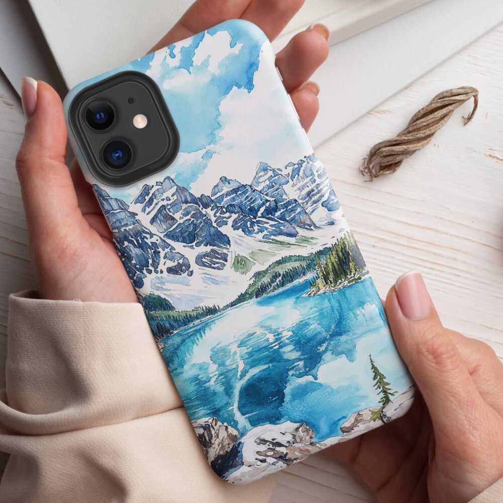 Banff National Park Phone Case - Tough Case - Holding in Hand Banff National Park Phone Case - Tough Case - Holding in Hand