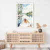 Boundary Waters Minnesota Watercolor Art Print - Shelf - Portrait