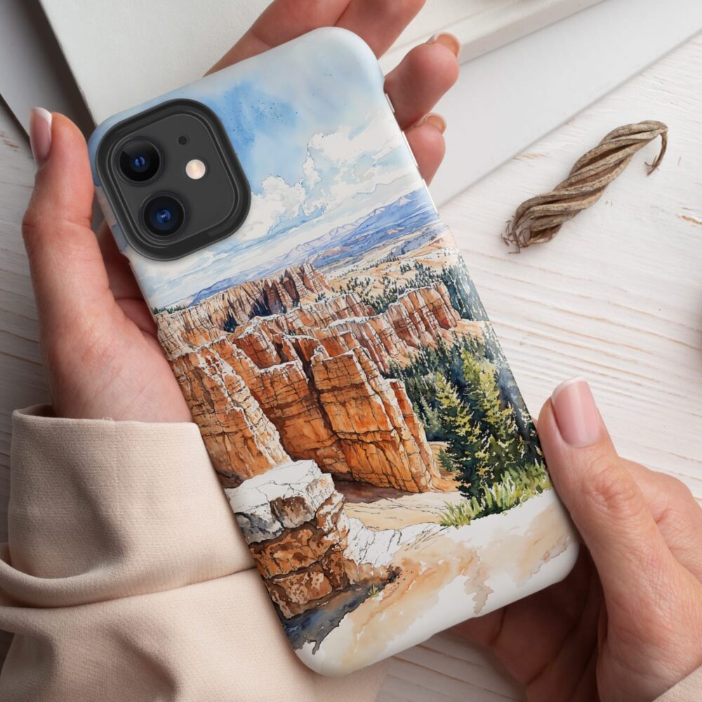 Bryce Canyon National Park Phone Case - Tough Case - Holding in Hand Bryce Canyon National Park Phone Case - Tough Case - Holding in Hand