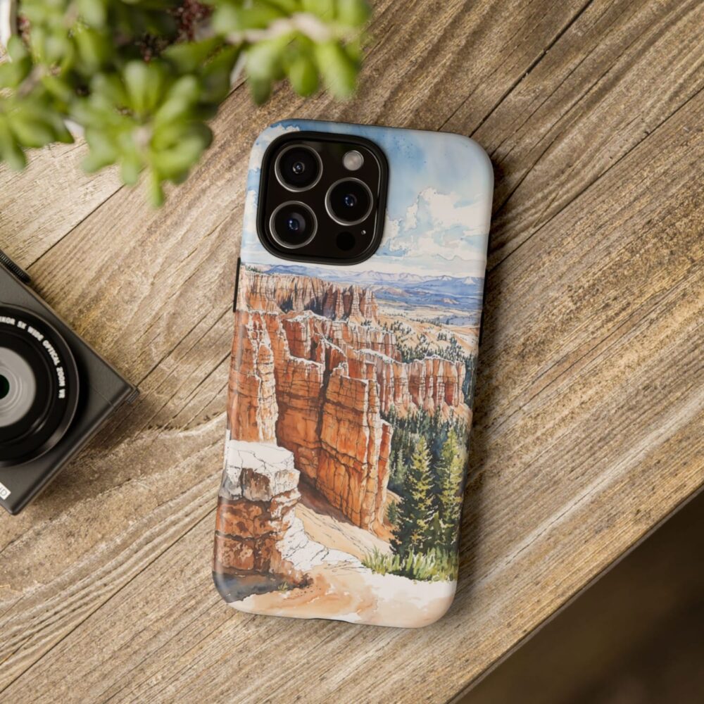 Bryce Canyon National Park Phone Case - Tough Case - On Wood Table Bryce Canyon National Park Phone Case - Tough Case - On Wood Table