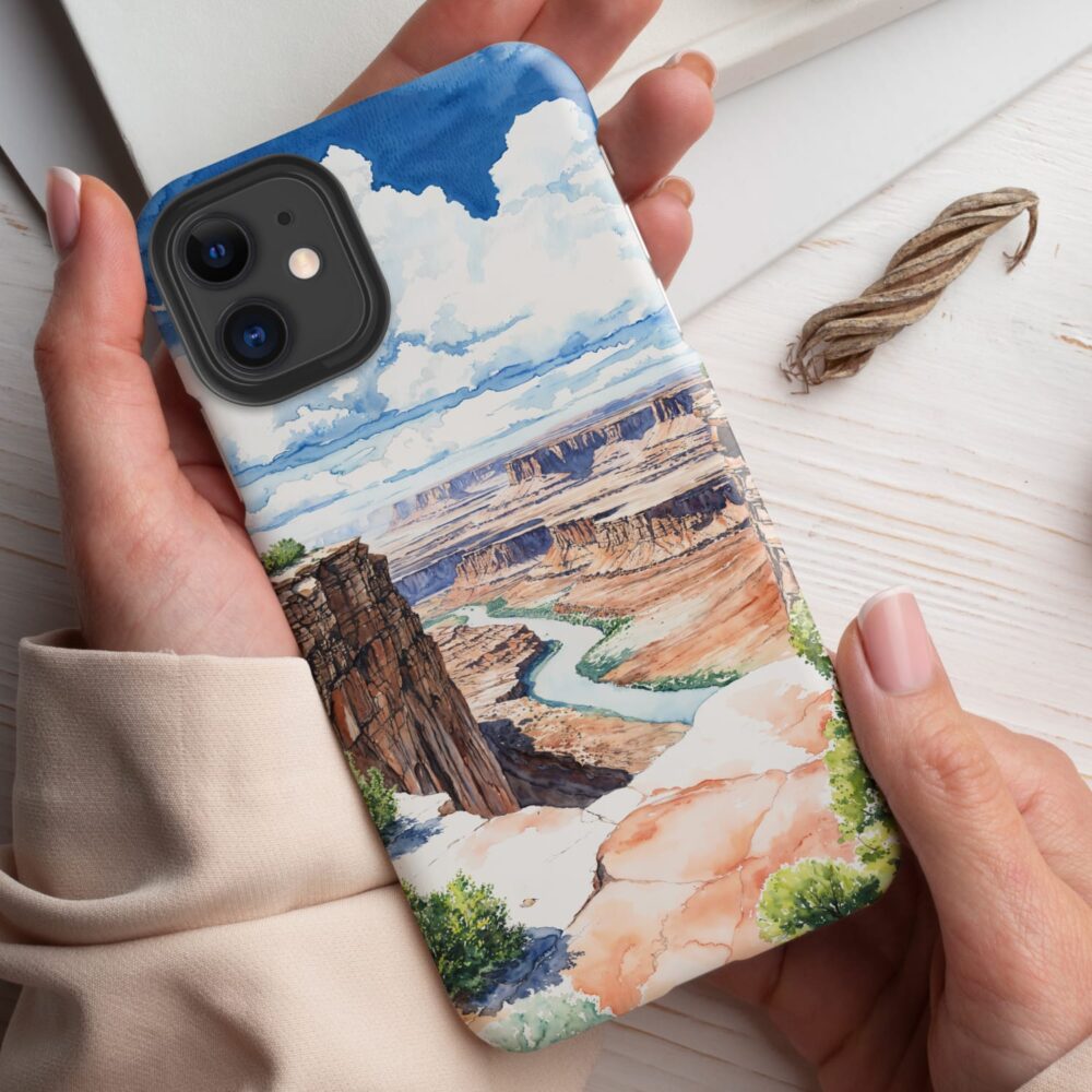 Canyonlands National Park Phone Case - Tough Case - Holding in Hand Canyonlands National Park Phone Case - Tough Case - Holding in Hand