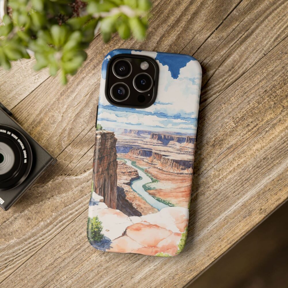 Canyonlands National Park Phone Case - Tough Case - On Wood Table Canyonlands National Park Phone Case - Tough Case - On Wood Table