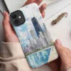 Chicago Skyline Phone Case - Tough Case - Holding in Hand