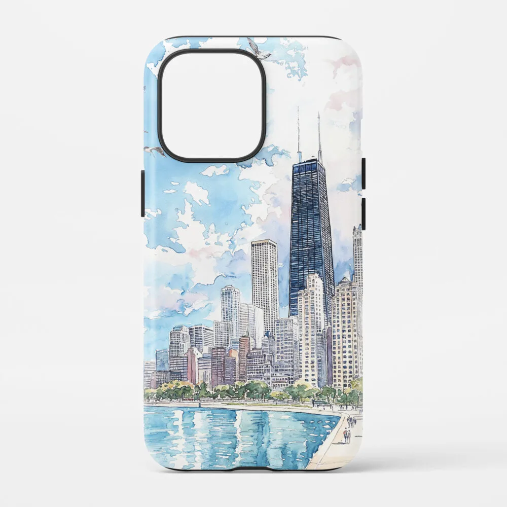 Chicago Skyline Phone Case - Tough Case - Main Blank Chicago Skyline Phone Case - Tough Case - Main Blank