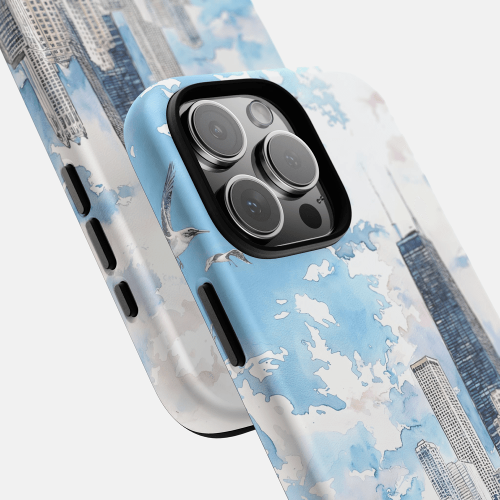 Chicago Skyline Phone Case - Tough Case - Parallax Chicago Skyline Phone Case - Tough Case - Parallax