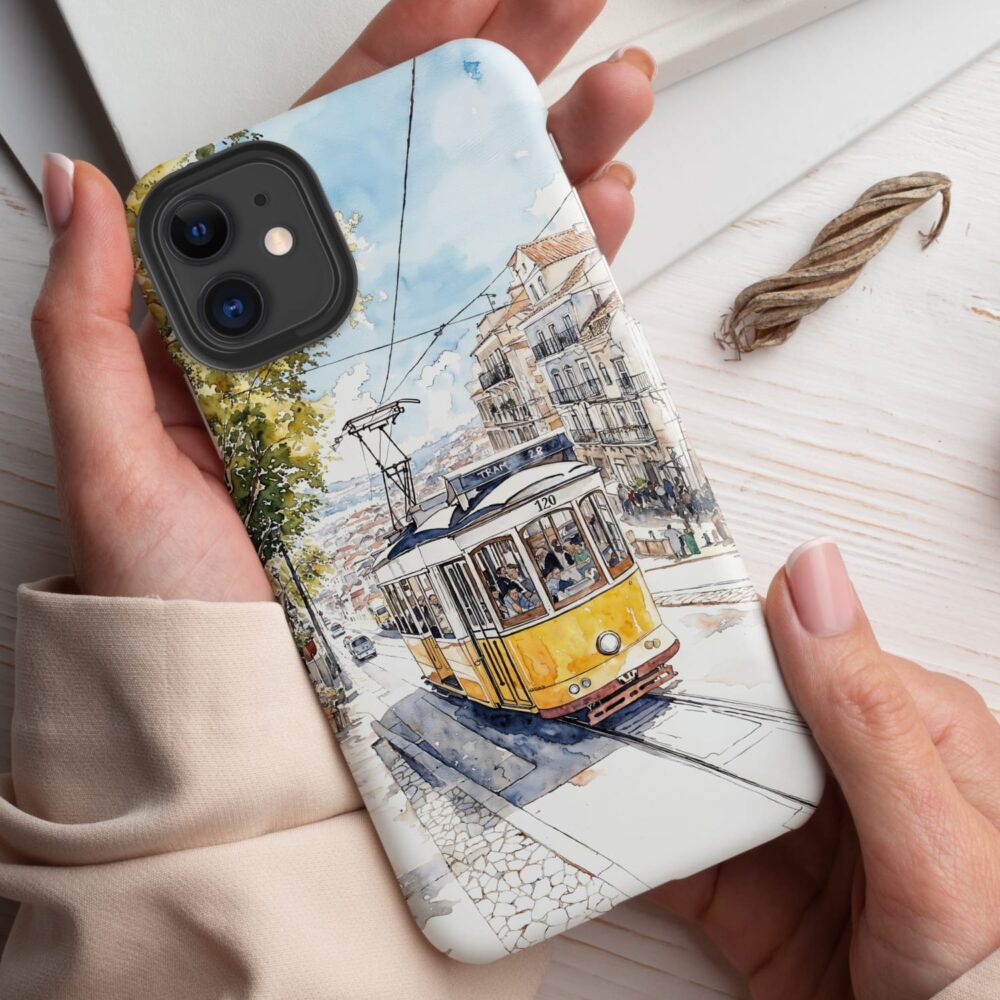 Lisbon Portugal Phone Case - Tough Case - Holding in Hand Lisbon Portugal Phone Case - Tough Case - Holding in Hand