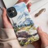 Mount Rainier Phone Case - Tough Case - Holding in Hand