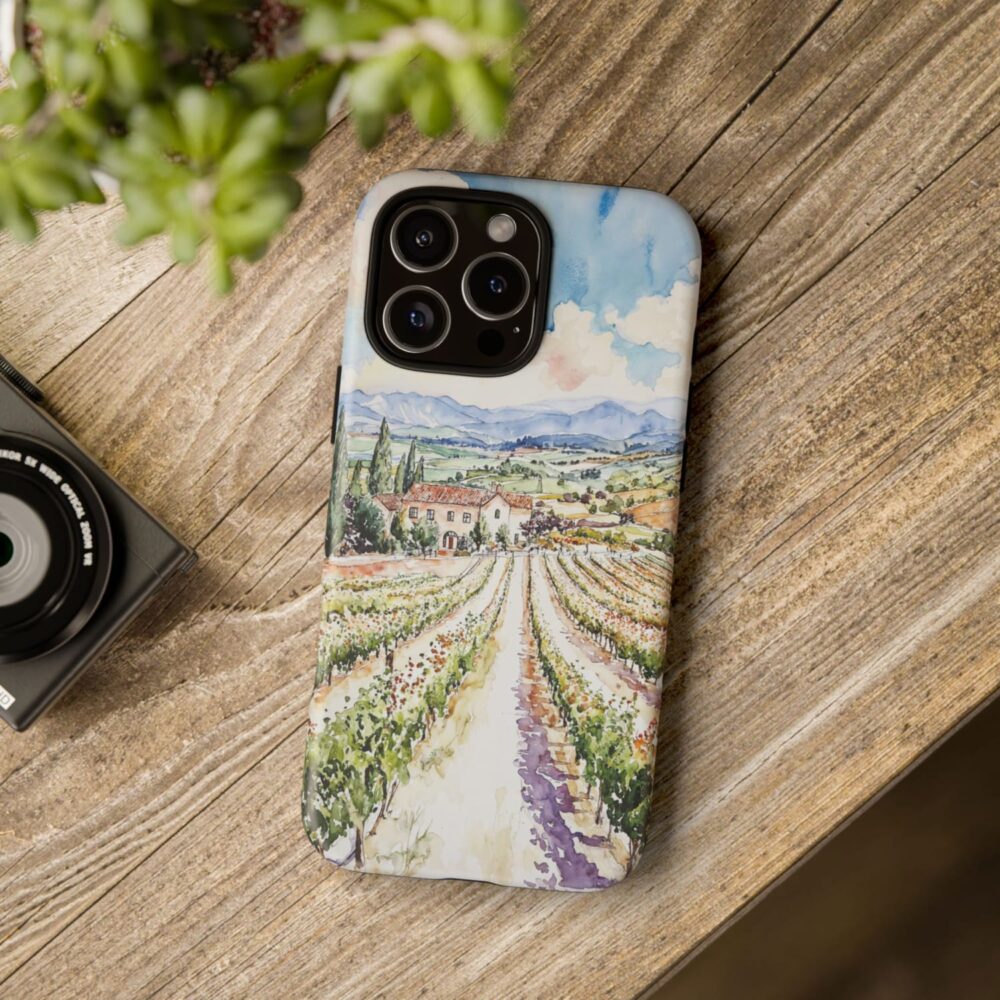 Napa Valley Phone Case - Tough Case - On Wood Table Napa Valley Phone Case - Tough Case - On Wood Table