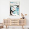 Niagara Falls Watercolor Art Print - Shelf - Portrait