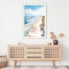 Outer Banks NC Watercolor Art Print - Shelf - Portrait