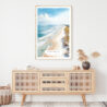 Outer Banks NC Watercolor Art Print - Shelf - Portrait
