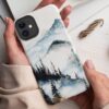 Pacific Northwest National park Phone Case - Tough Case - Holding in Hand