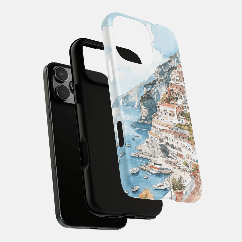 Positano Italy Phone Case - Tough Case - Explosion Positano Italy Phone Case - Tough Case - Explosion