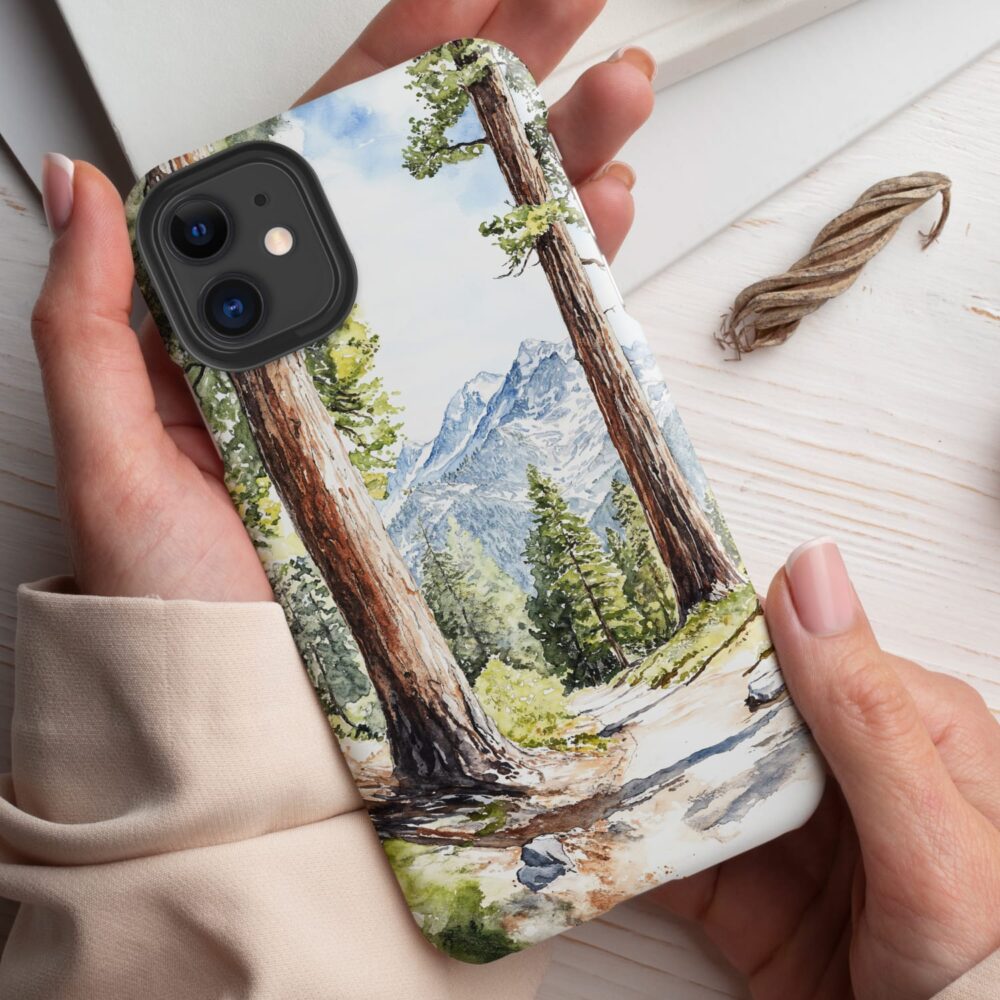 Sequoia National park Phone Case - Tough Case - Holding in Hand Sequoia National park Phone Case - Tough Case - Holding in Hand
