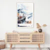 Shenandoah National Park Watercolor Art Print - Shelf - Portrait
