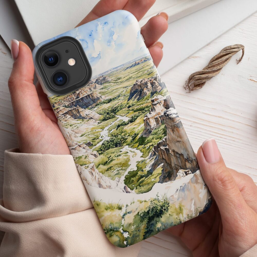 Theodore Roosevelt National Park Phone Case - Tough Case - Holding in Hand Theodore Roosevelt National Park Phone Case - Tough Case - Holding in Hand