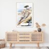 Torrey Pines San Diego Watercolor Art Print - Shelf - Portrait