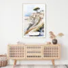Torrey Pines San Diego Watercolor Art Print - Shelf - Portrait