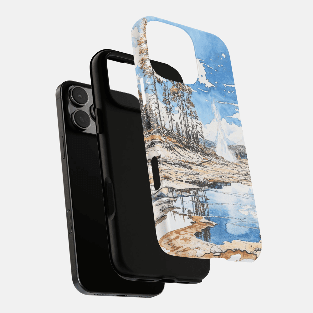 Yellowstone National Park Phone Case - Tough Case - Explosion Yellowstone National Park Phone Case - Tough Case - Explosion