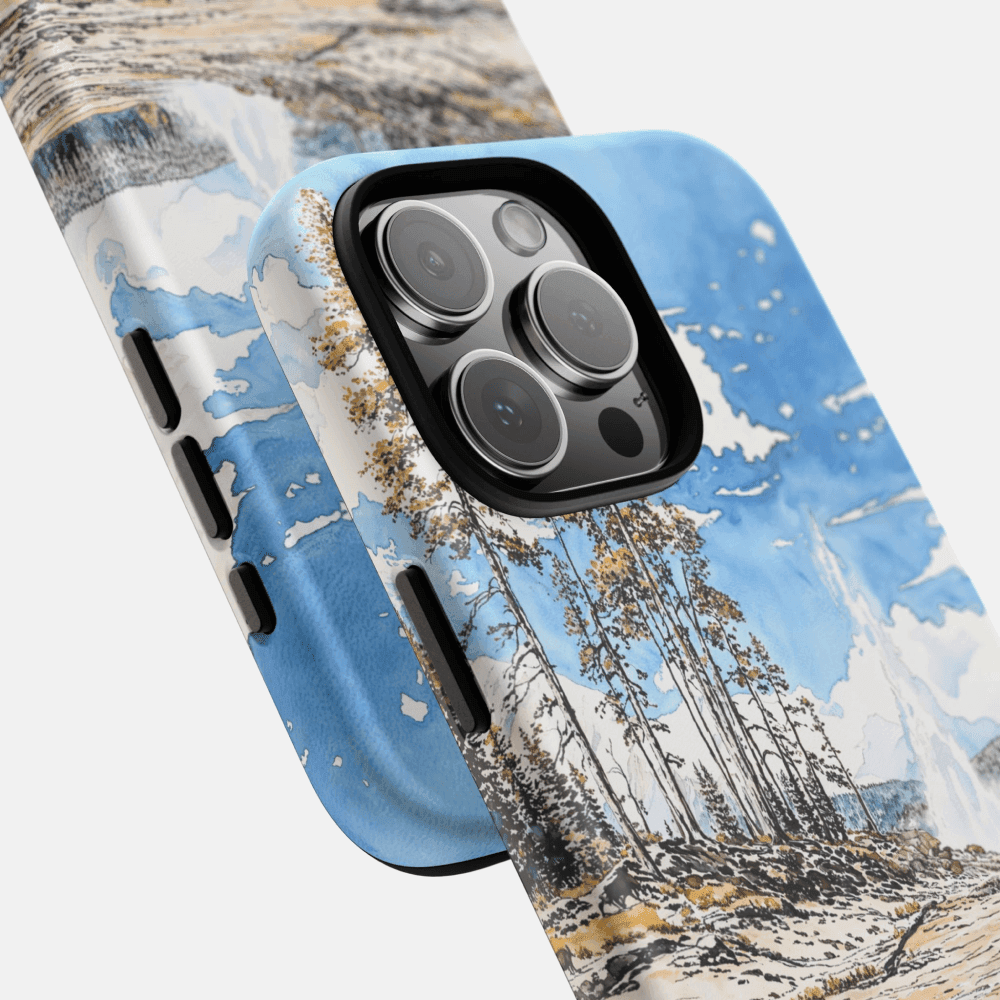 Yellowstone National Park Phone Case - Tough Case - Parallax Yellowstone National Park Phone Case - Tough Case - Parallax