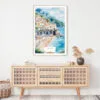 Atrani Italy Watercolor Art Print - Shelf - Portrait