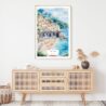 Atrani Italy Watercolor Art Print - Shelf - Portrait