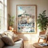 04 - Marseilles Watercolor Wall Art in Boho Living Room.jpg