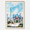 00 - Beijing Skyline Watercolor Art Print - Main - Wood Frame.jpg