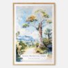 00 - Isalo National Park Watercolor Art Print - Main - Wood Frame.jpg