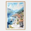 00 - Kontor Montenegro Watercolor Art Print - Main - Wood Frame.jpg