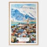 00 - Reykjavik Watercolor Art Print - Main - Wood Frame.jpg