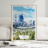 01 - Framed Perth Australia Watercolor Wall Art leaning against couch - Portrait.jpg