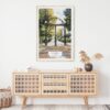 02 - Athens Georgia Arch Watercolor Art Print Hanging above Shelf.jpg