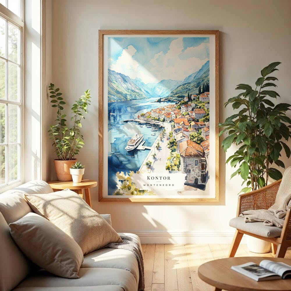 04 - Kontor Montenegro Watercolor Wall Art in Boho Living Room.jpg 04 - Kontor Montenegro Watercolor Wall Art in Boho Living Room.jpg